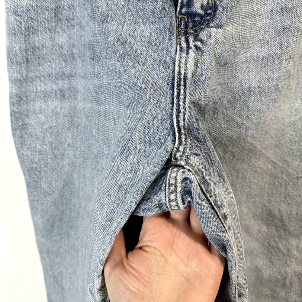 Banana Republic Barrel Jeans 28 / 6 Light Wash Relaxed Denim Mid Rise Ankle - Picture 3 of 10